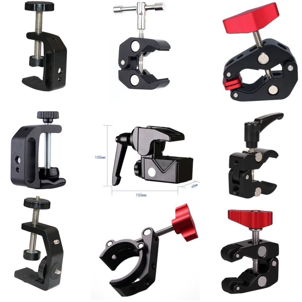 C-Clamp Super Clamp Magic Arm Camera Clamp Photography Background
