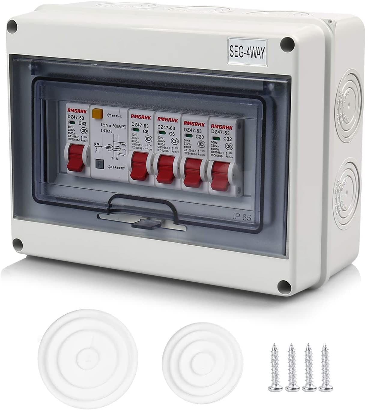 Surface-Mounted Fuse Box IP65 Sub-Distribution Surface-Mounted Distribution