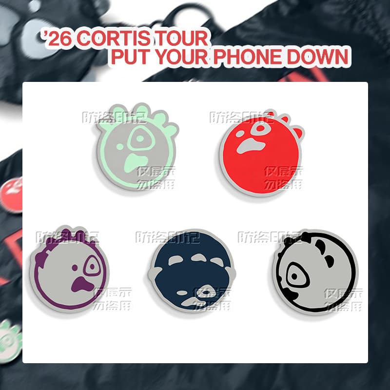 CORTIS'26 tour acrylic clip, roasted hoof golden trainer peripheral cartoon account clip, cute pin