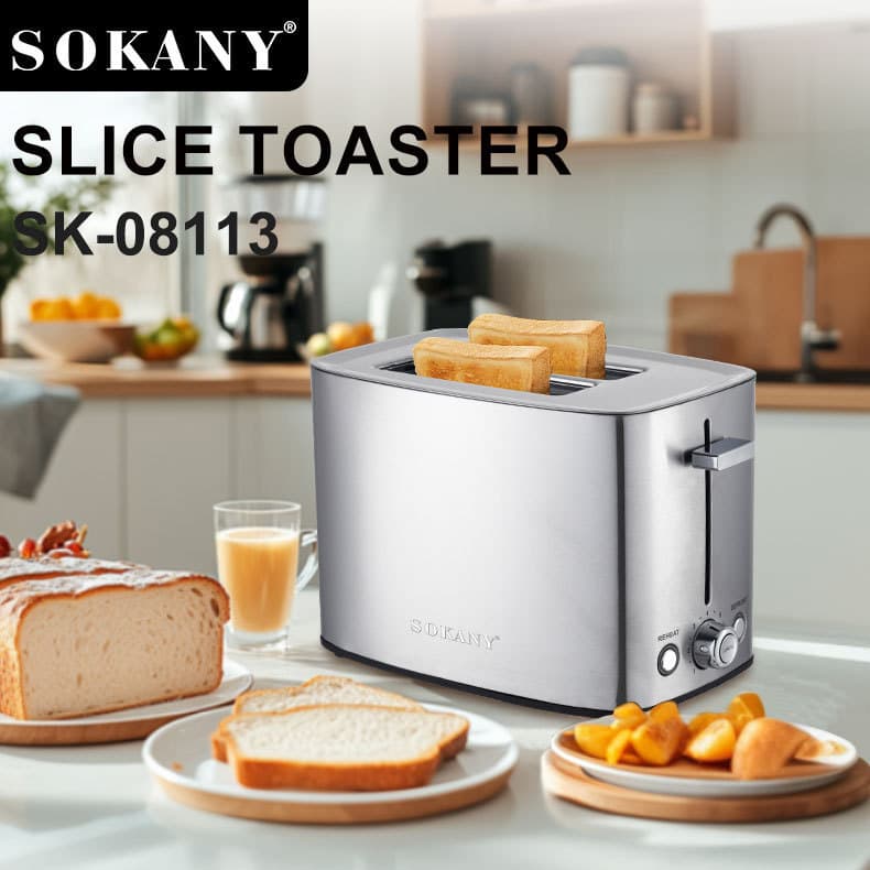 SOKANY 08113 Toaster Home Breakfast Machine Bread Toaster Multi-Gear Adjustment Toaster