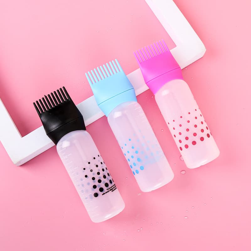 Hair Dry Shampoo Bottle, Hair Dye Bottle, Comb-Tip Bottle, Shampoo Bottle, Hair Color Cream Bottle, Hair Care Bottle, Perm & Dye Bottle, Precise Scale