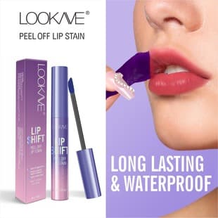 LOOKAVE Export Peel Off Lip Gloss Lip Liner Full English Lip Gloss Peel Off Lip Stain