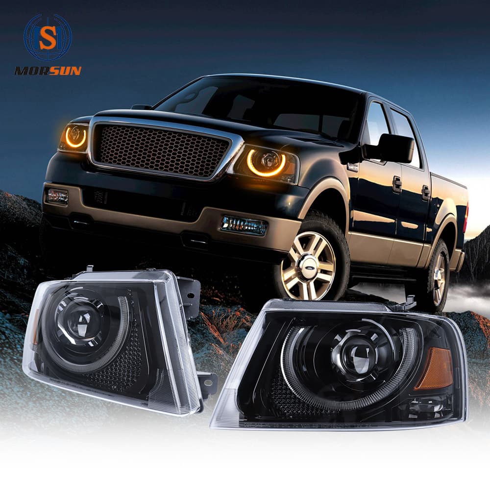 Chengguang Full LED Car Headlights Compatible with 2004-2008 Ford F150 Headlamps DOT Certified