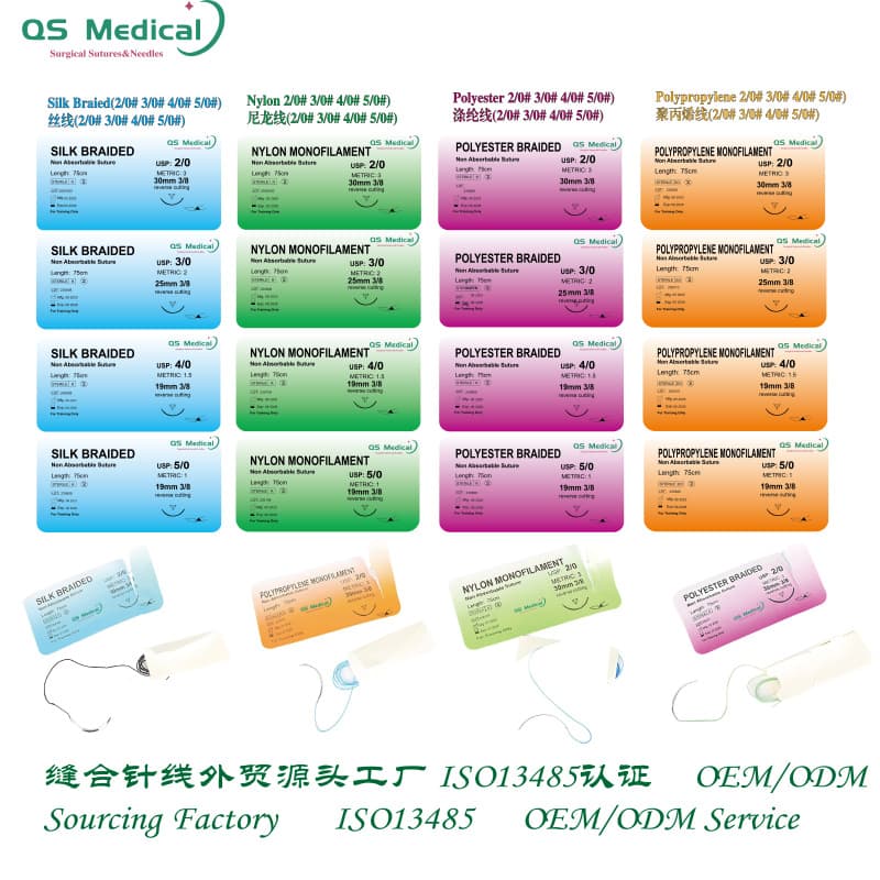Foreign Trade Factory Surgical Suture Thread Medical Student Surgical Practice Suture Kit Training Suture Thread