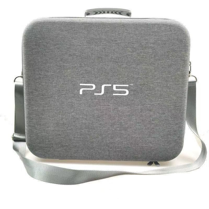 PS5 Slim Console Dual Controller Storage Bag EVA Hard Shell Case Handheld Shoulder Bag