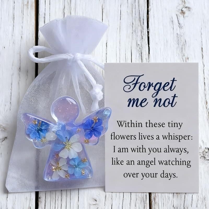 Cross-border Forget-me-not Memorial Decoration Angel Ornament Hanging Decoration