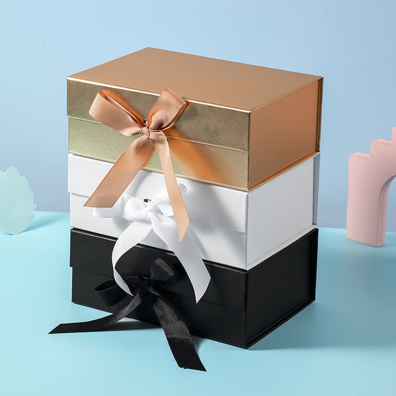 Bow Gift Box Empty Box Flip-Top Gift Box Wholesale Bridesmaid Gift Box Underwear Clothing Gift Box Modern Minimalist