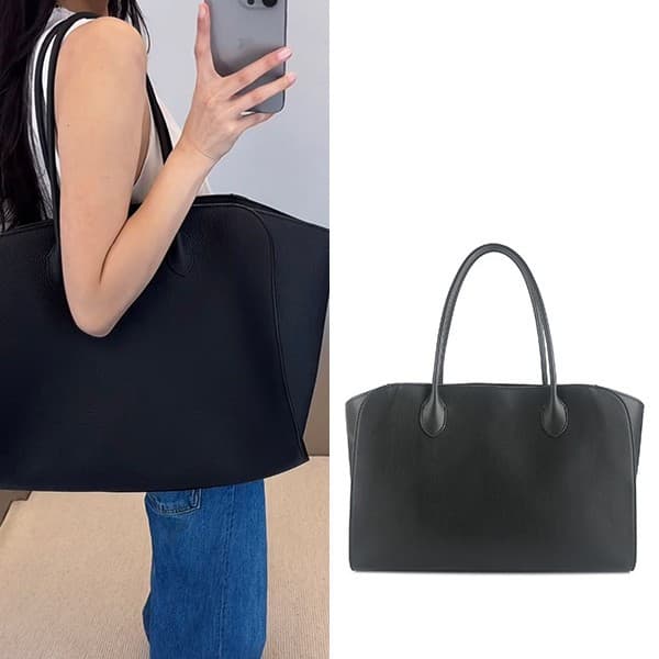 Kendall Jenner Style Niche Women's Bag Marlo17 Tote Bag Shopping Bag Tote Leather Briefcase Shoulder Bag