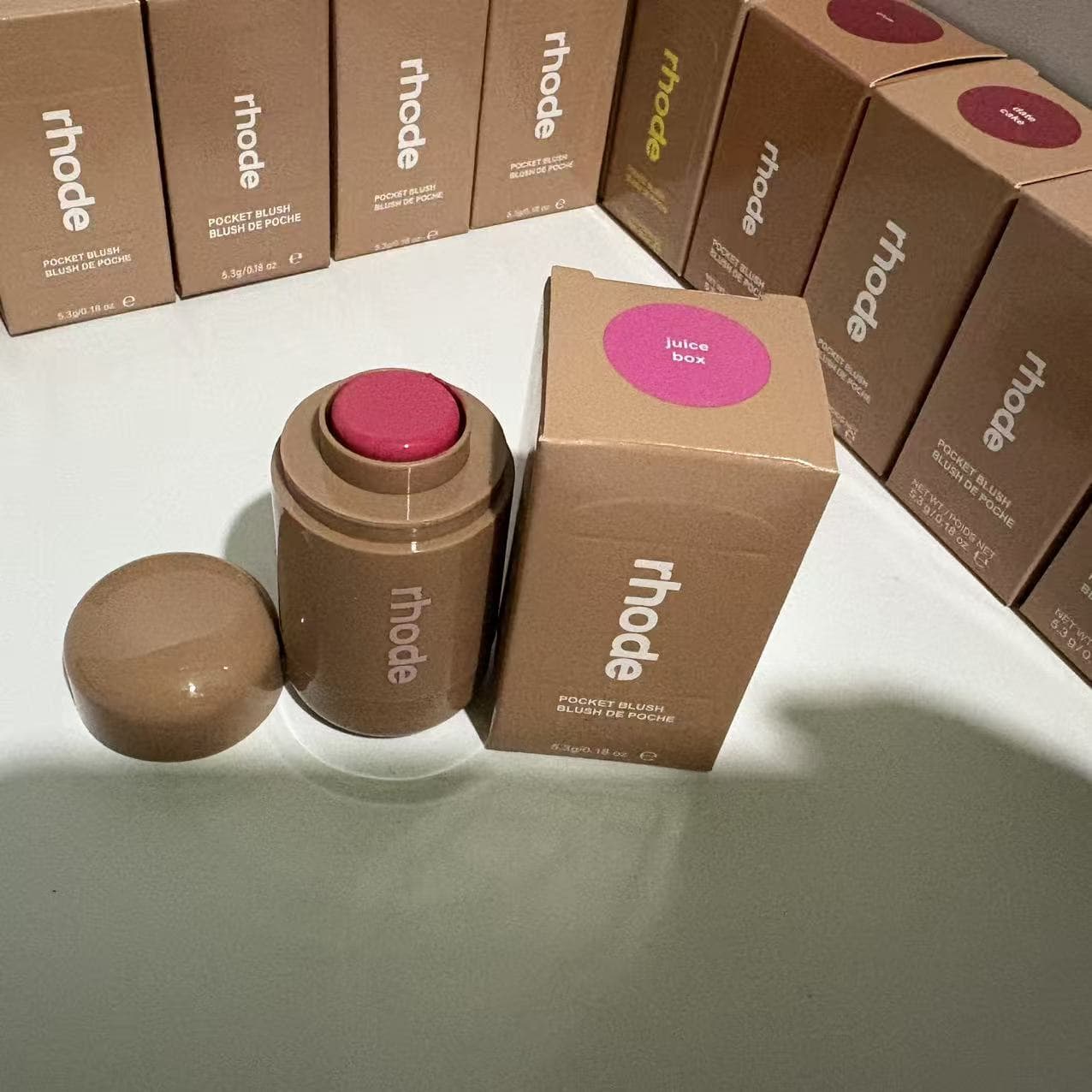 Rhode Skin New Blush Stick Hailey Piggy/Freckle Lip and Cheek Blush Balm