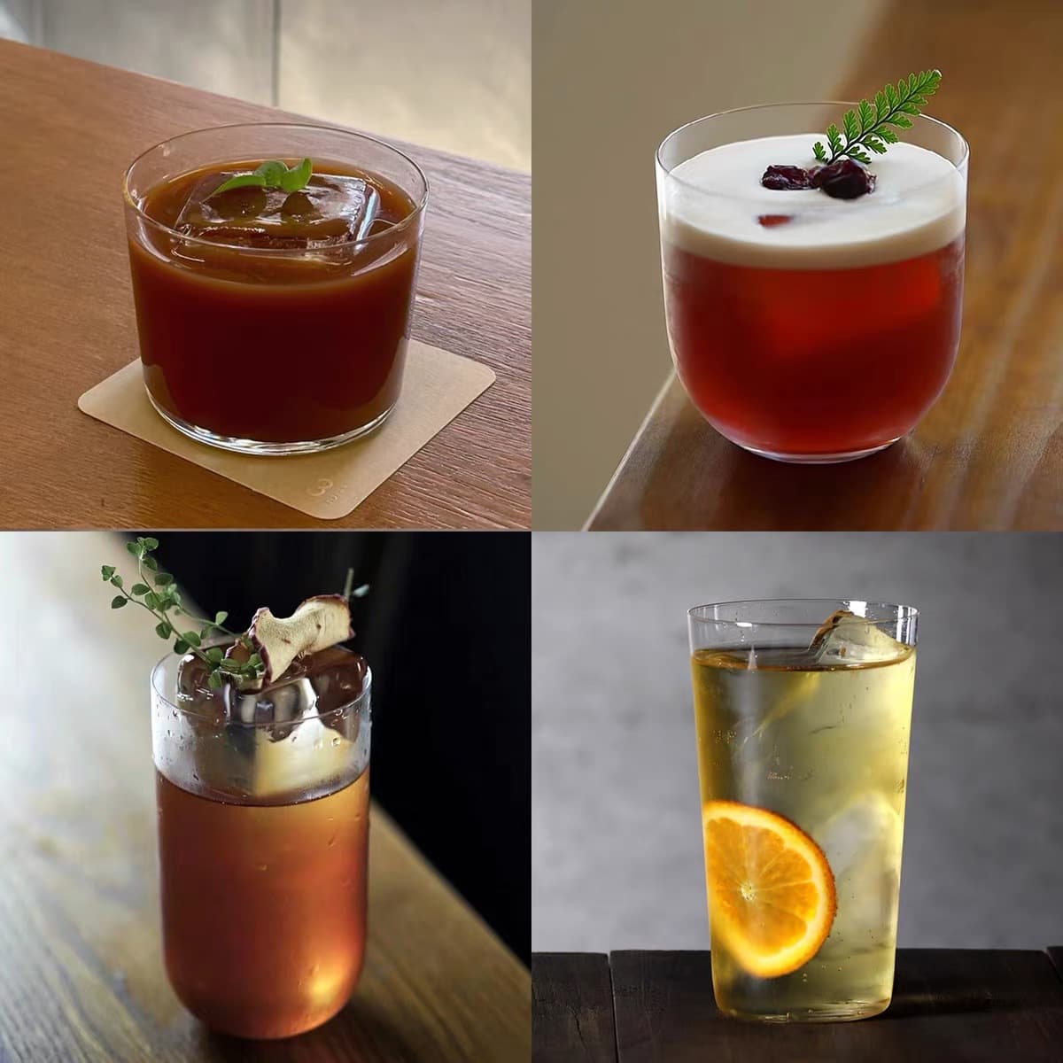 Japanese ultra-thin wide mouth iced American latte coffee cup simple tea cup cocktail cup transparent glass cold drink cup