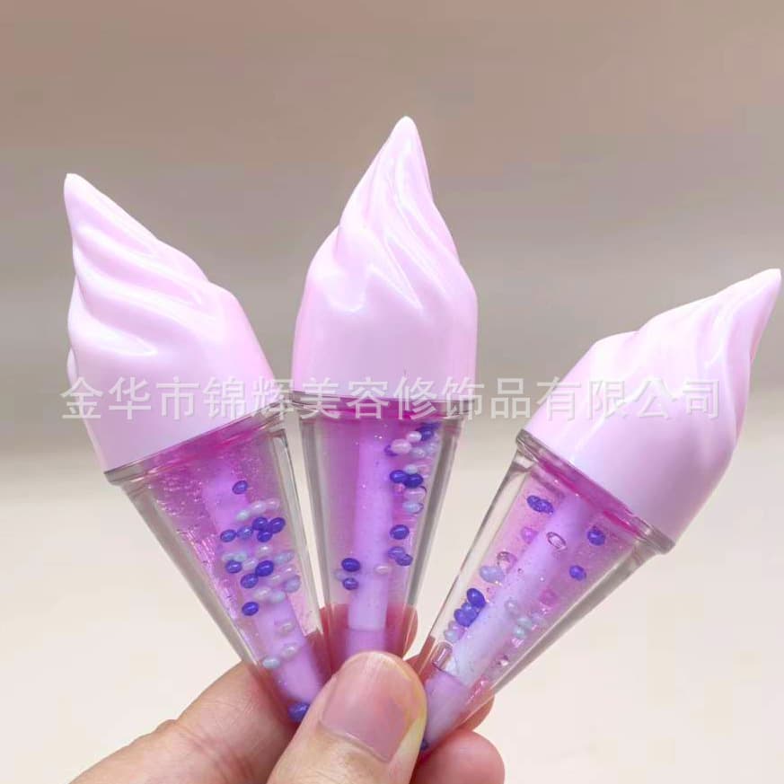 Ice cream lip gloss, children's lip gloss, for export only.