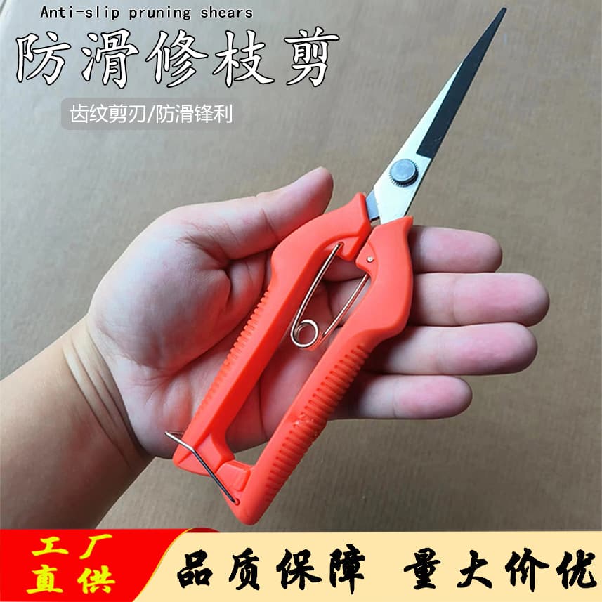 Direct sales of grape pruning shears, gardening fruit shears, potted plant pruning tools, orange grape harvesting shears, flower shears