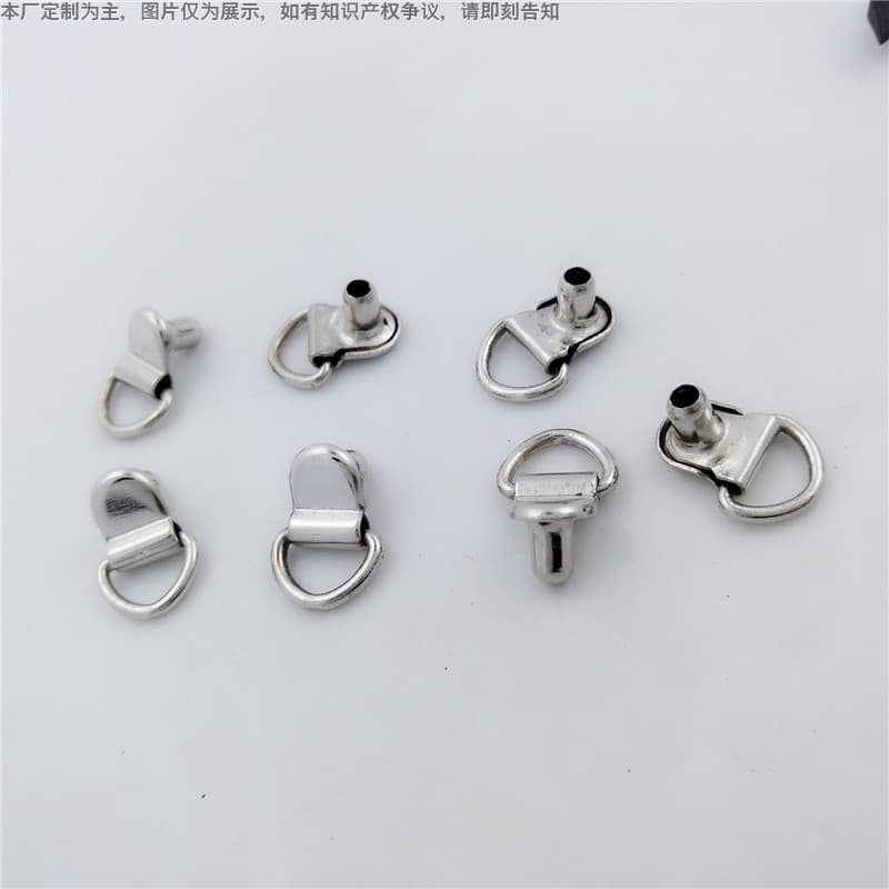 Wenzhou shoe accessories, custom-made sheet metal buckles, triangular metal wire buckles, D-ring buckles, semi-circular buckles, shoelace buckles