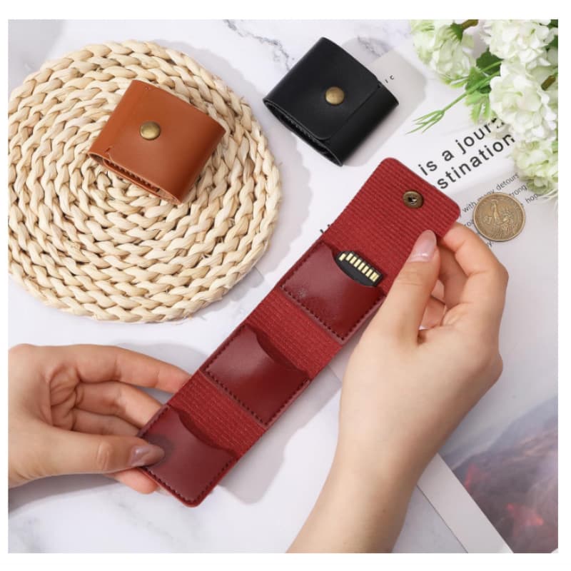 New Camera Memory Card Storage Pouch Guitar Pick Case SIM Card Anti-Loss Multi-Slot Card Holder