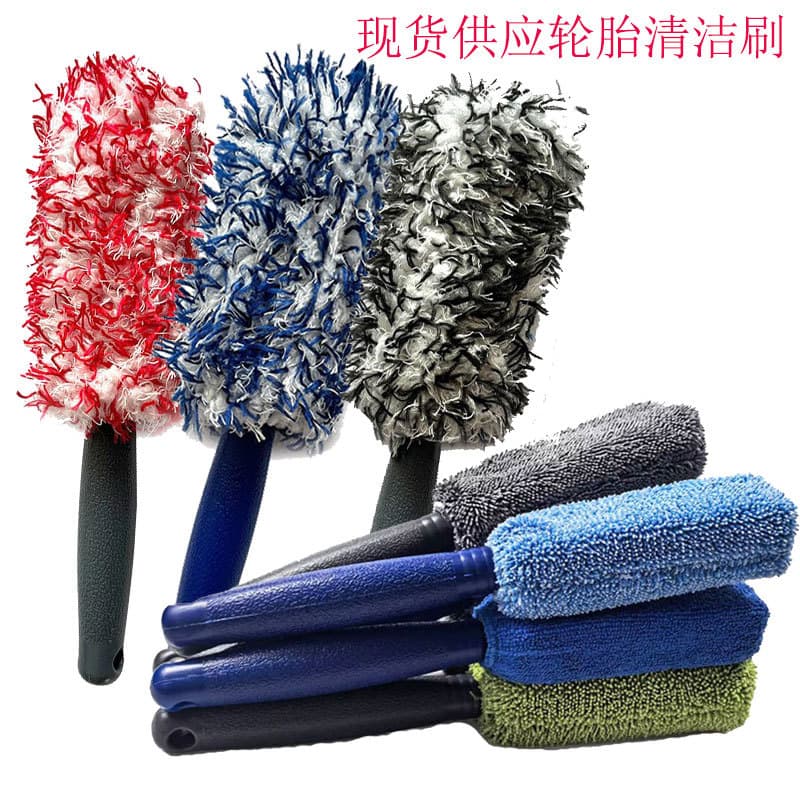 Car Detailing Brush Set for Air Conditioning Vents, Interior Trim, Wheel Hubs, and Crevices - Cleaning Brush and Tire Brush Tools