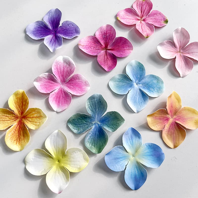 Artificial Hydrangea Flower Accessories, Trendy Summer Sweet Bangs Hair Clip, DIY Hair Ornament, Shoe Flower, Hat Flower, Souvenir Accessory