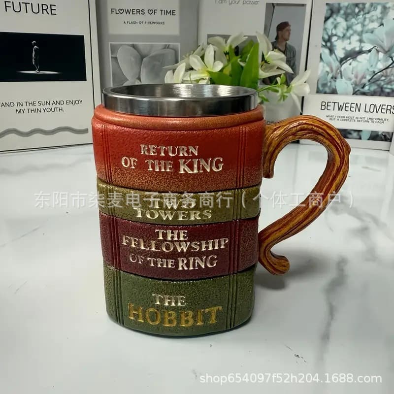New Book Series Coffee Mugs - Book Series Coffee Resin Stainless Steel Mug