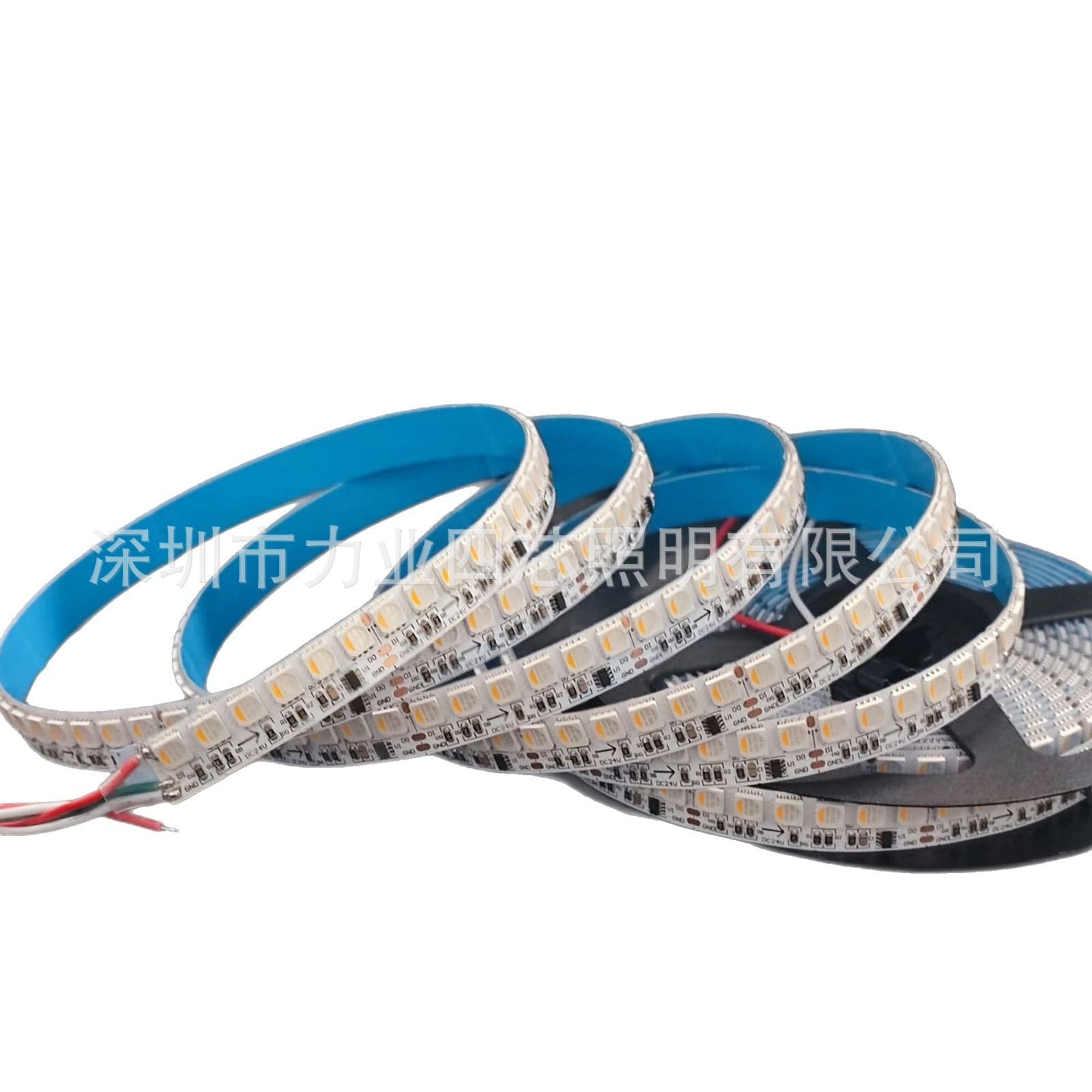 24VLED soft light strip 5050RGBW lamp beads 144 lights home atmosphere light background wall flexible light strip colorful