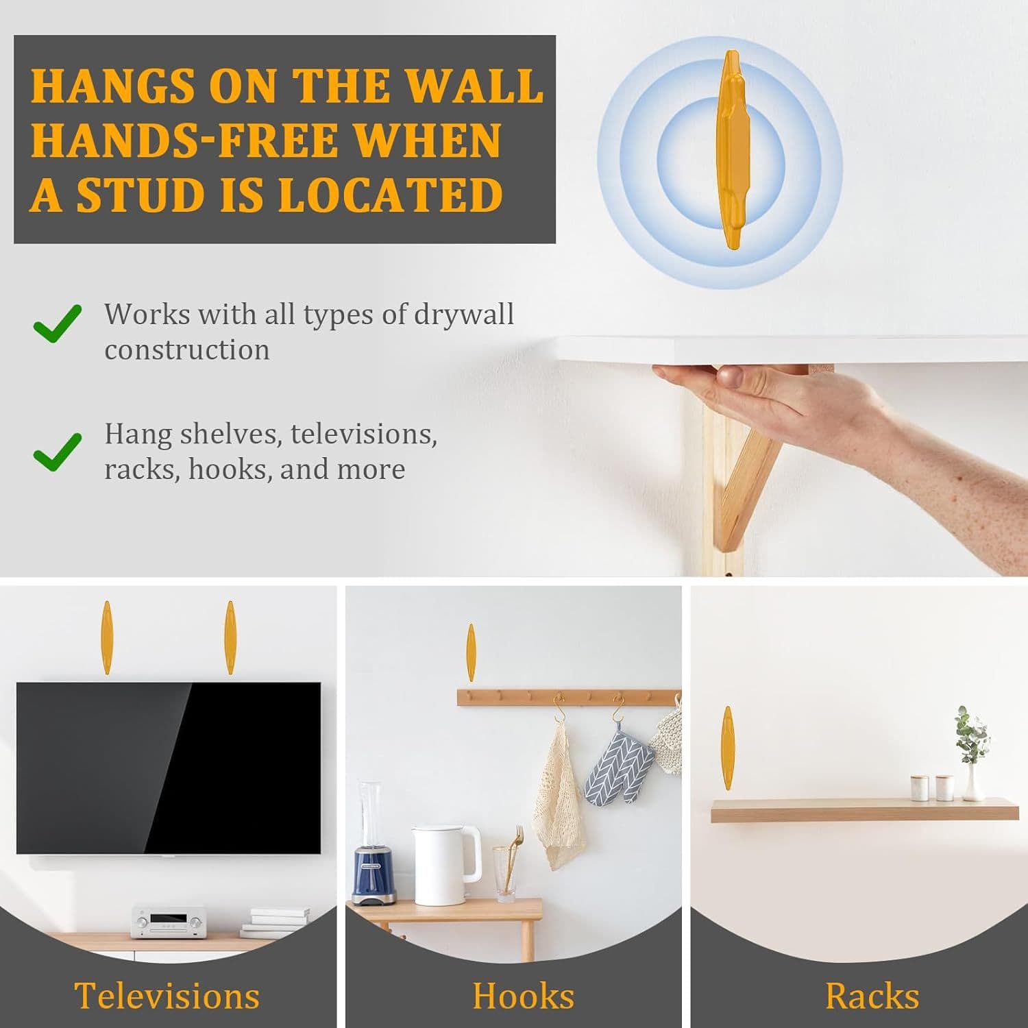 Cross-border new product, magnetic stud detector tool suitable for drywall and wood wall stud detection