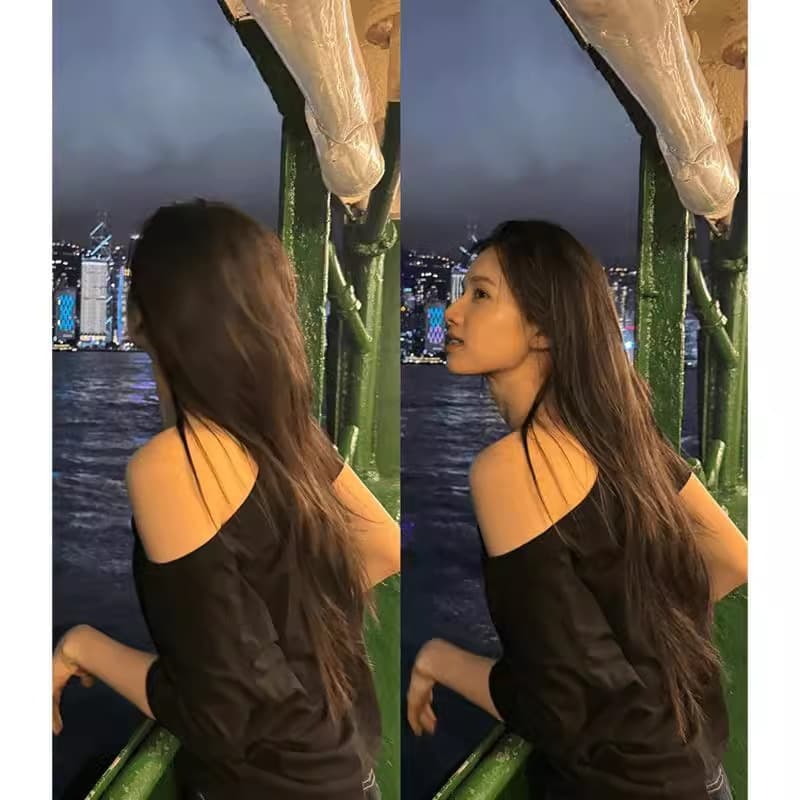 Zhang Jingyi Celebrity Style Off-Shoulder Short-Sleeve T-Shirt for Women, Summer Pure Desire Hot Girl Loose Black One-Shoulder Top