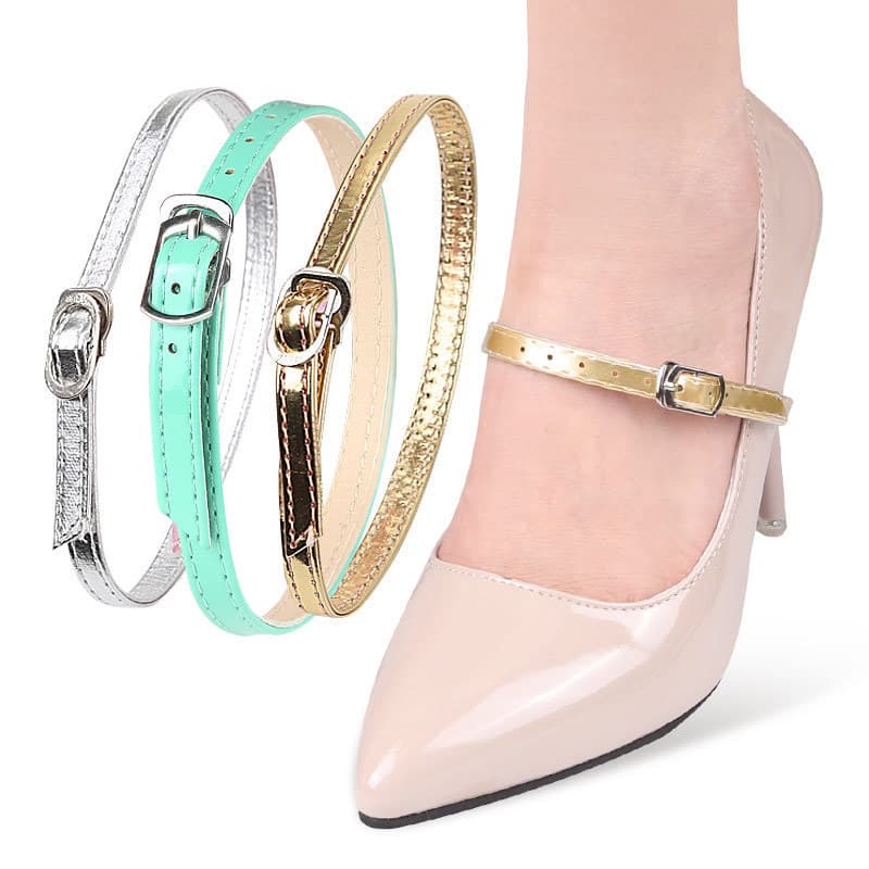 Women's High Heels Without Heels, Dual-Purpose Ankle Straps, Leather Shoe Accessories, Sandals, Ankle Straps