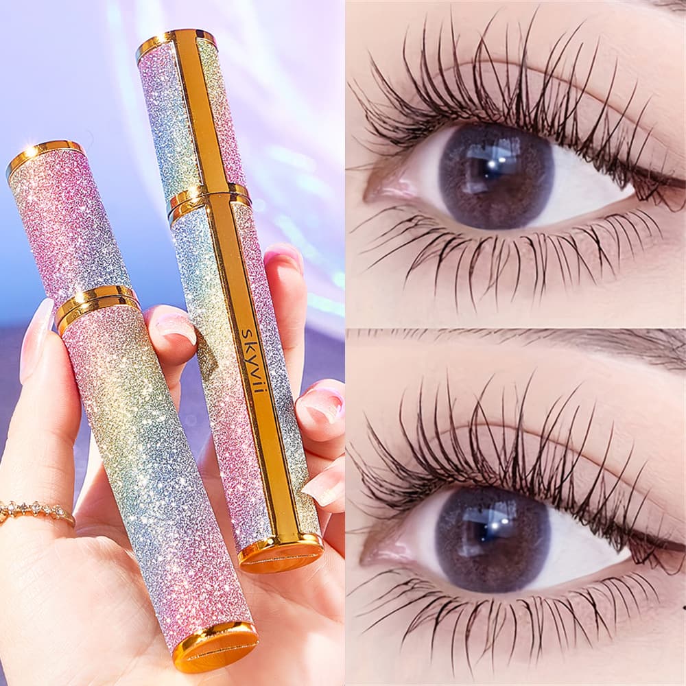 Skyvii Shikeya 5346 Starry Sky Mascara Lengthening Volumizing Curling Smudge-proof TikTok Kuaishou Live