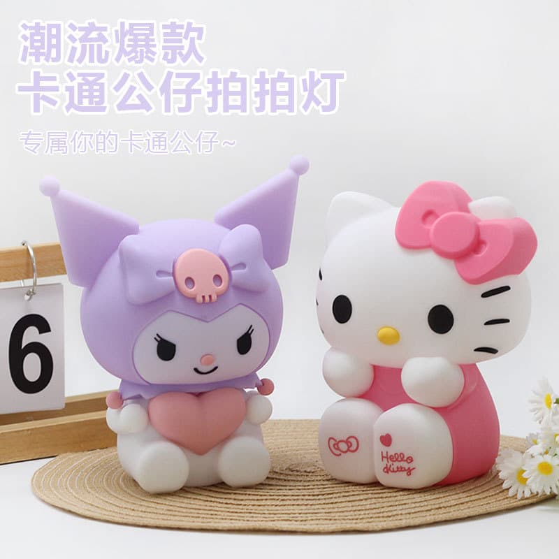 Cross-border hot style Culomi silicone pat lamp home decoration bedroom bedside companion high-end atmospheric night light