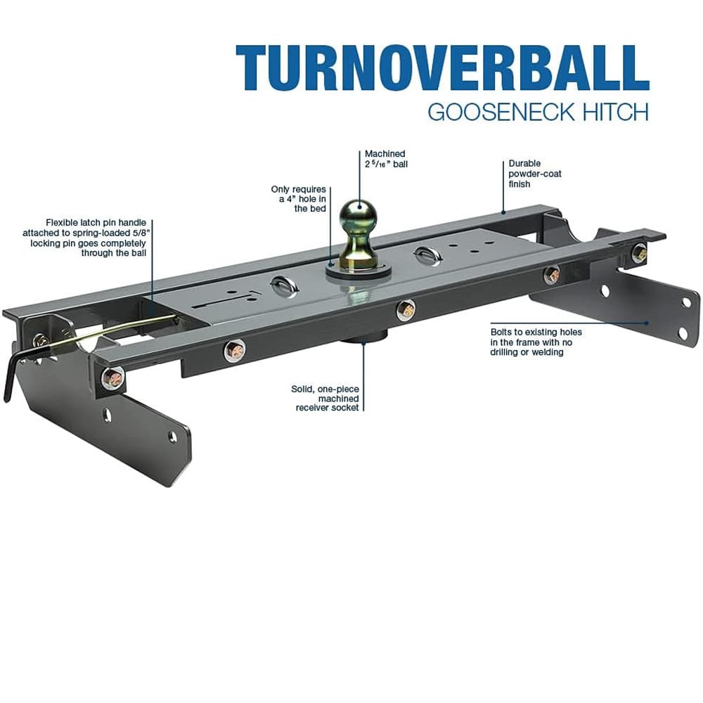 Gooseneck Adapter - GNRK1012 - Compatible with 2011-2015 Chevrolet/GMC 2500 and 3500 Trucks