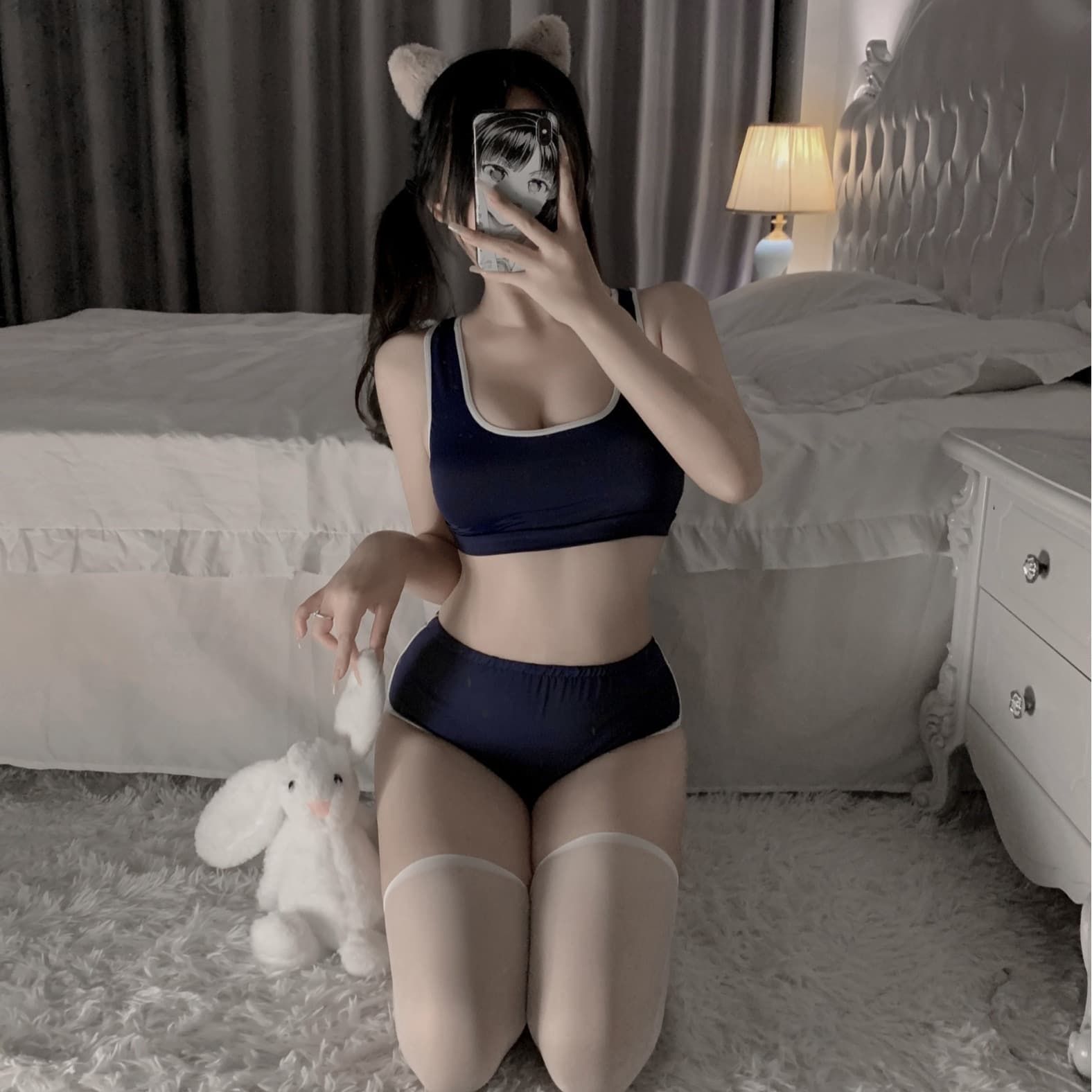 New Fashion Sexy Contrast Binding Crop Top Set Sexy Lingerie Sporty Hip-Hugging Shorts Drop Shipping
