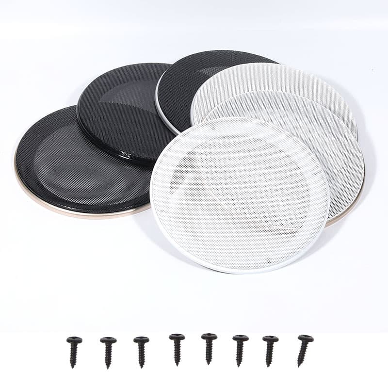 Speaker accessories 8-inch 4-inch decorative 10.5-inch black subwoofer car speaker grille