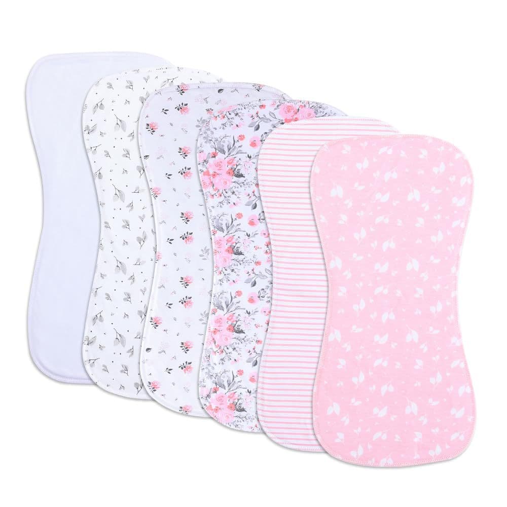 Cross-border Factory Baby Feeding Bib Burp Cloth 2-Layer Nursing Cover Baby Burp Cloth 100% Cotton Newborn Pad