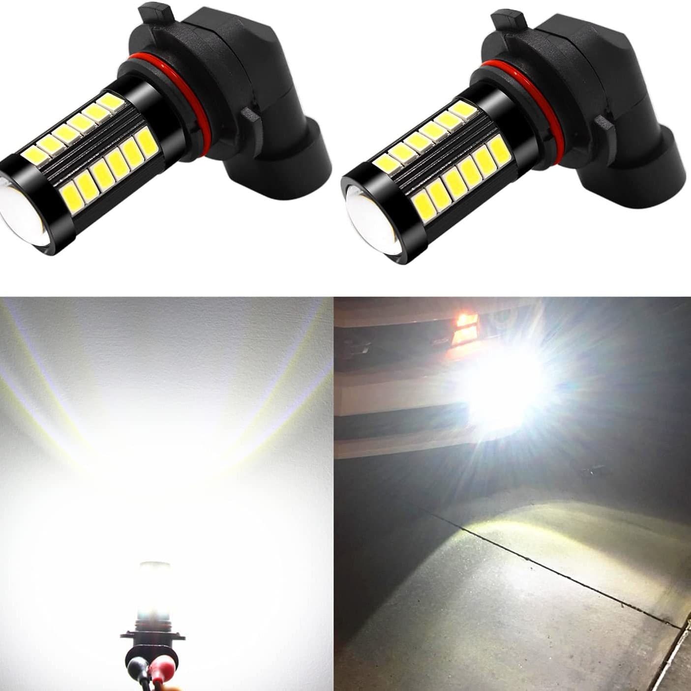Car Accessories/fog Lights/universal Car Fog Lamp Kit 18w H11 Hid Bulbs Wiring Harness