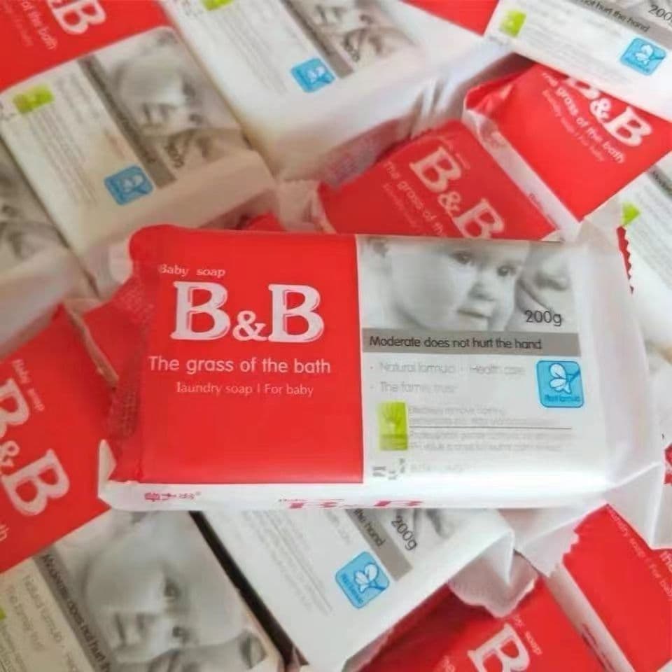 Grass Bath Baby BB Soap Baby Soap Children's Diaper Soap Laundry Soap Locust Flower Scent 12 Bars Free Shipping Baby Special