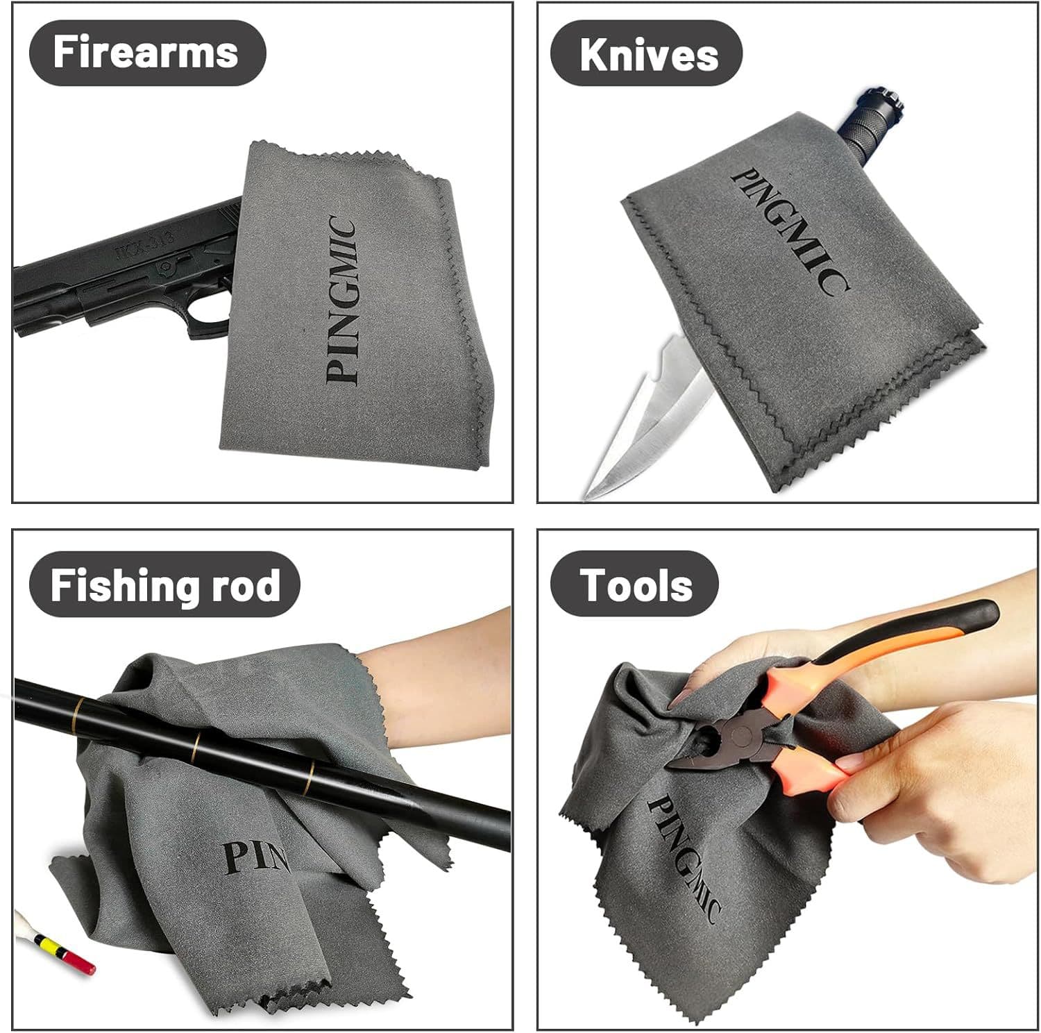 Metal rust-proof cloth, gun cleaning cloth, knife tool equipment oiling and maintenance cloth, fishing rod and golf club rust prevention and cleaning cloth
