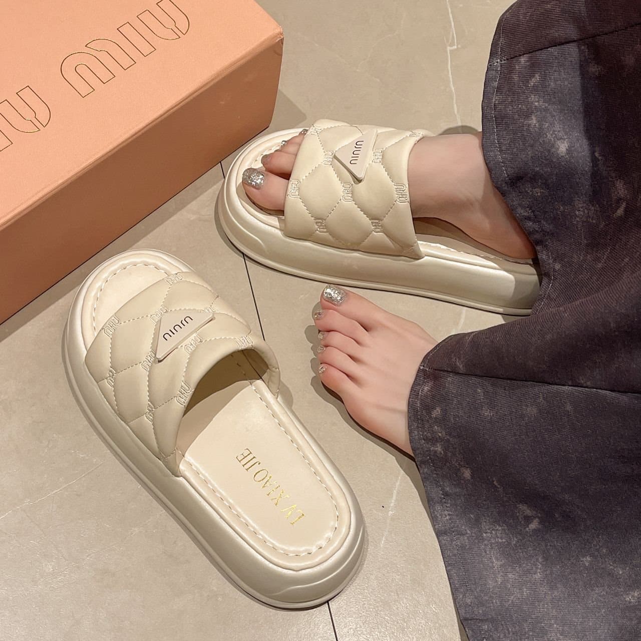 Women's Summer Outdoor Sandals 2026 New Thick Platform Chunky Shoes High-End Casual Fashion Beach Sandals