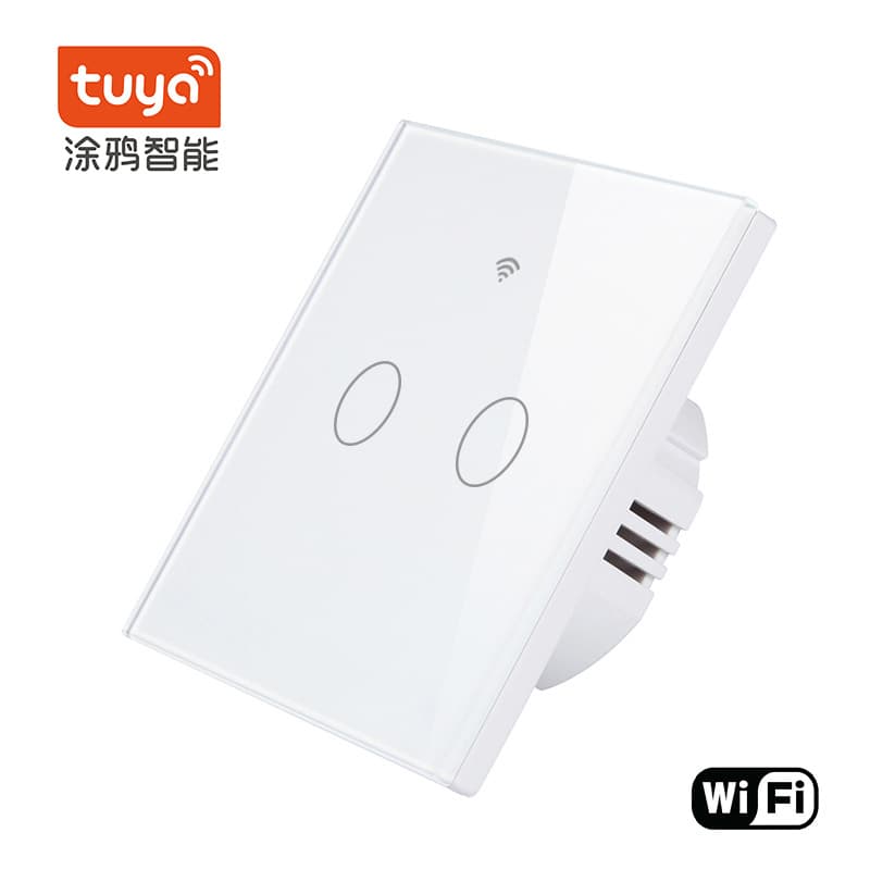 Smart Graffiti WIFI Touch Switch Remote Voice Control Mobile App Zero Fire Single Fire Steel Tempered Glass Copper Sheet Material