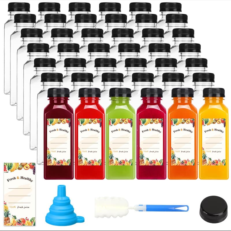 Plastic Bottle Packaging Pet Material 200ml 300ml 500ml 1000ml Capacity Various Colors Available