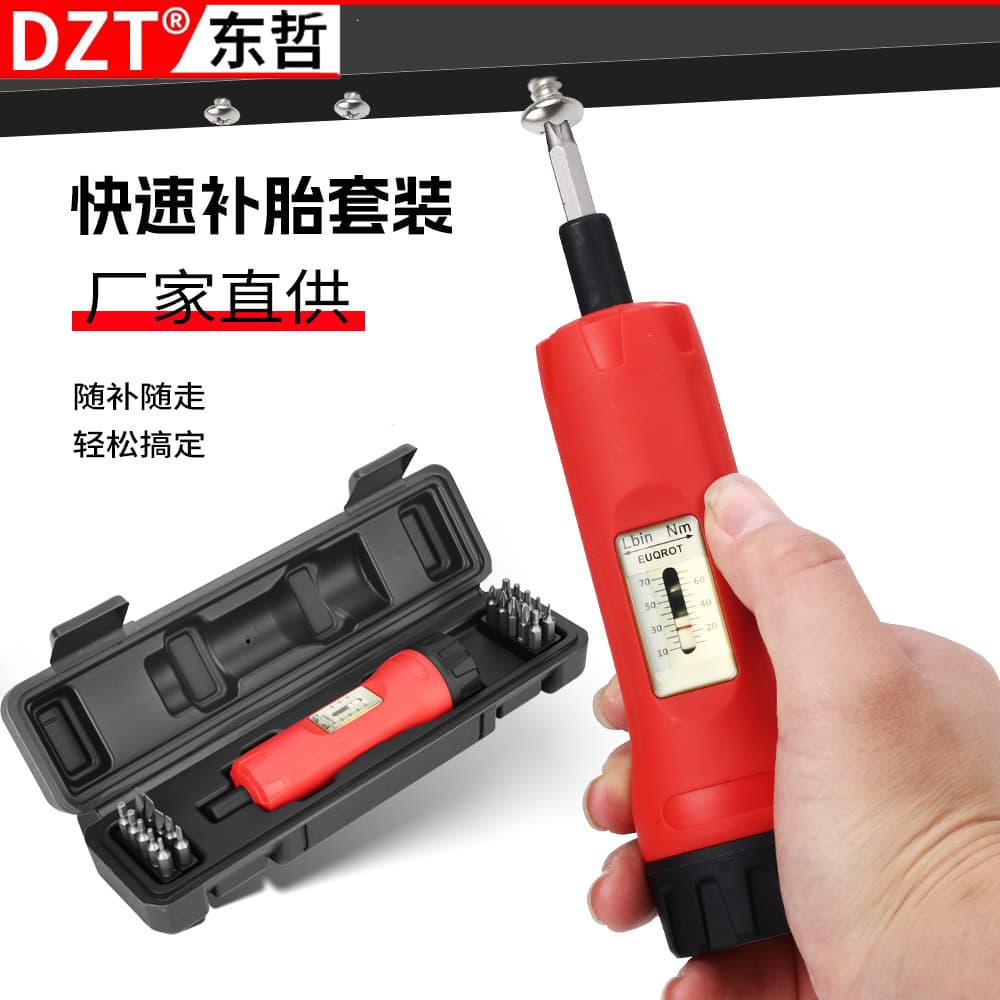 Torque Screwdriver Preset Adjustable 10-70 In.lb Manual Torque Driver Torque Measuring Screwdriver