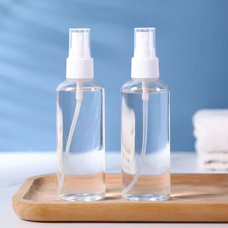 Spray Bottle Plastic Bottle Alcohol Sprayer Disinfectant Travel Portable Refillable Bottle Cosmetic Moisturizing Fine Mist Spray Bottle Cleaning