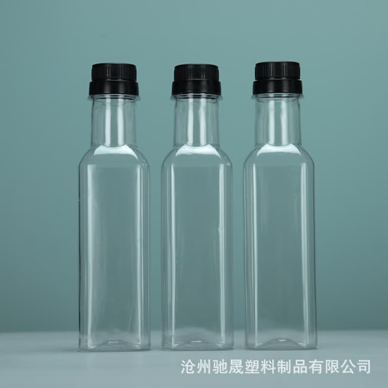 250ml PET Plastic Bottle 250ml Plastic Bottle PET 200ml Alcohol Leak-Proof Cross-Border Hot Sale