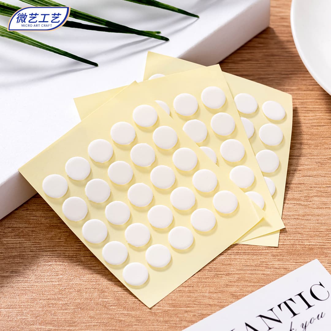 Double-Sided Tape Transparent Round Double-Sided Pads Strong Invisible Double-Sided Adhesive Dot Manufacturer Wholesale