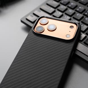 Apple 17 Pro Max Kevlar Phone Case Slim Magnetic iPhone 16 New High-End Carbon Fiber Protective Case