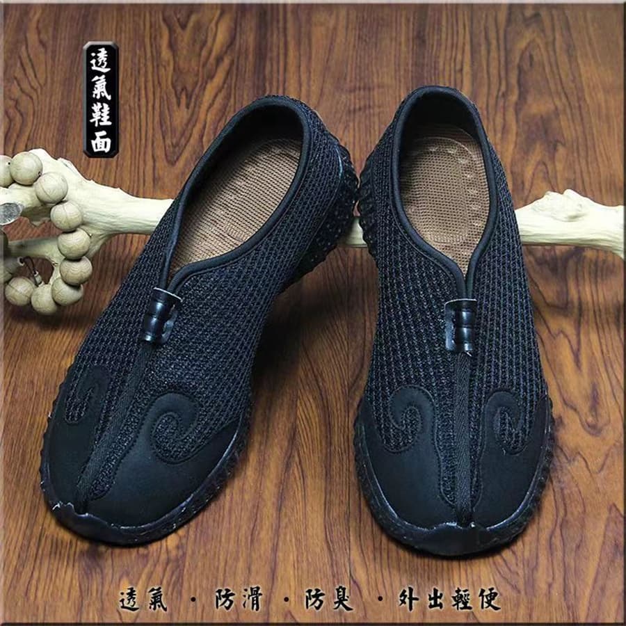 Spring/Summer Taoist Cloud Hook Shoes, Ten Directions Shoes, New Style Canvas Woven Shoes, Soft Sole, Non-Slip, Breathable, Lightweight for Outdoor Use