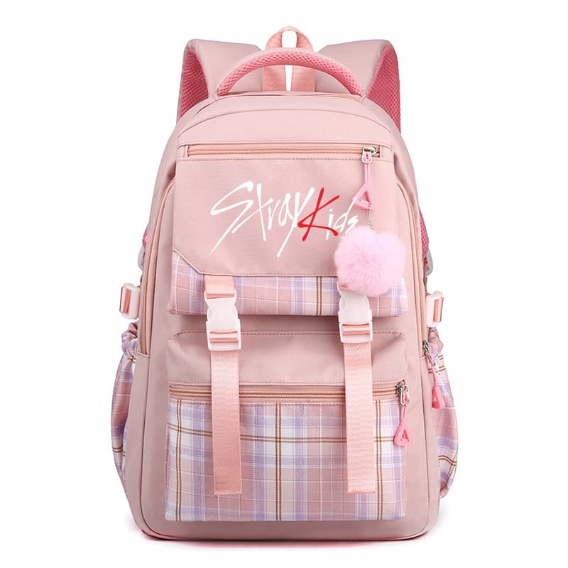 Korean style cute girl backpack stray kids school bag for primary and secondary school students high-looking girl backpack
