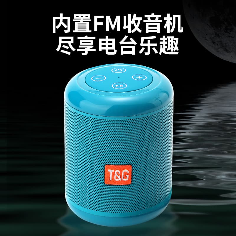 [Bluetooth Speaker] Tg519 New Waterproof Mobile Phone Bluetooth Speaker Car Subwoofer USB Flash Drive Card-Insertable Mini Speaker