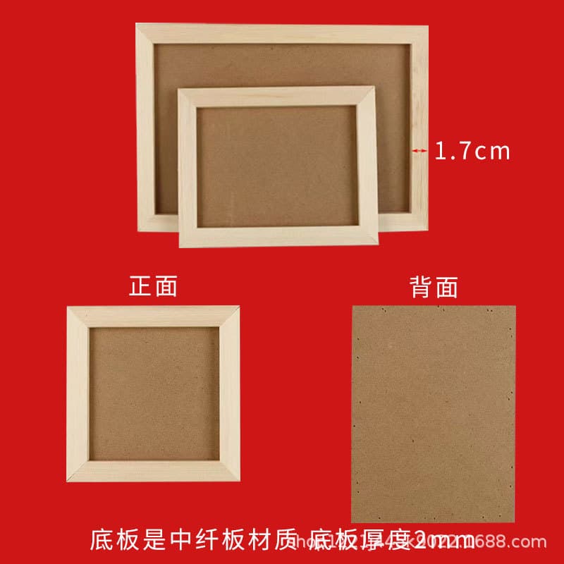 Solid wood photo frame clay oil painting frame creative handmade diy wooden crafts three-dimensional painting snowflake photo frame picture frame