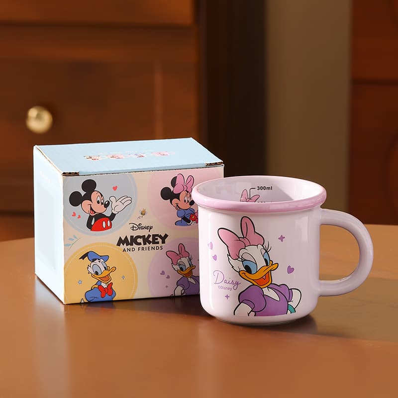 Mickey Co-branded Cartoon Ceramic Cup Office Water Cup Mug Household Coffee Cup Mother's Day Gift