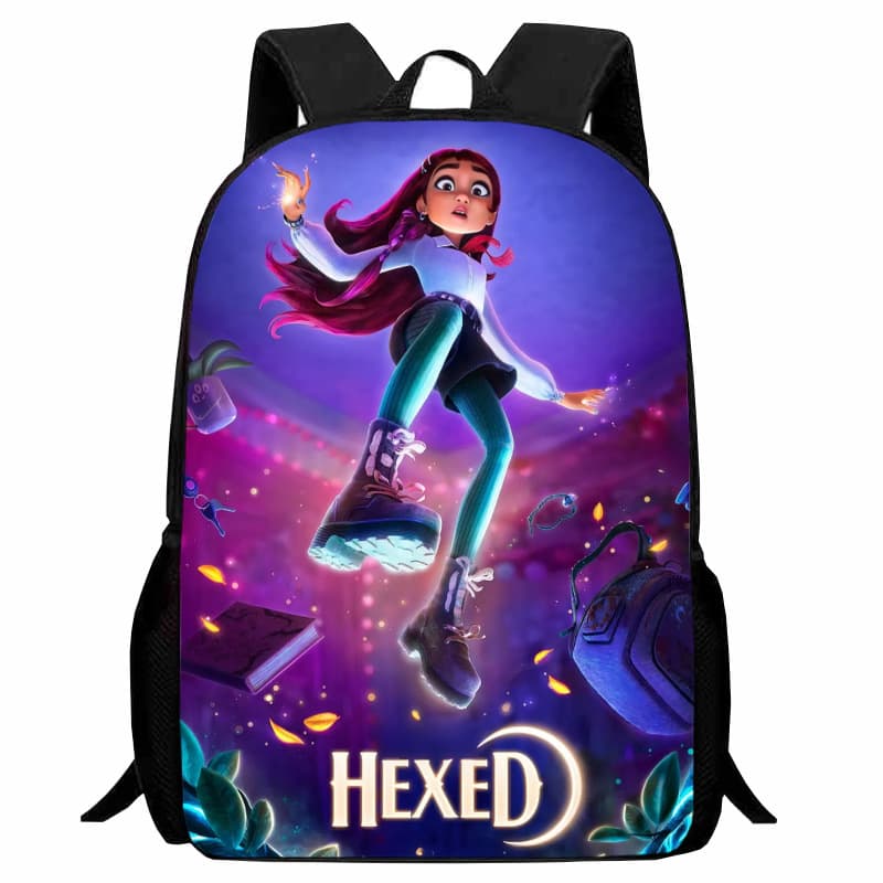 Cross-border new product printed magic Hexed school bag primary school student grade 123 cartoon fashionable casual backpack