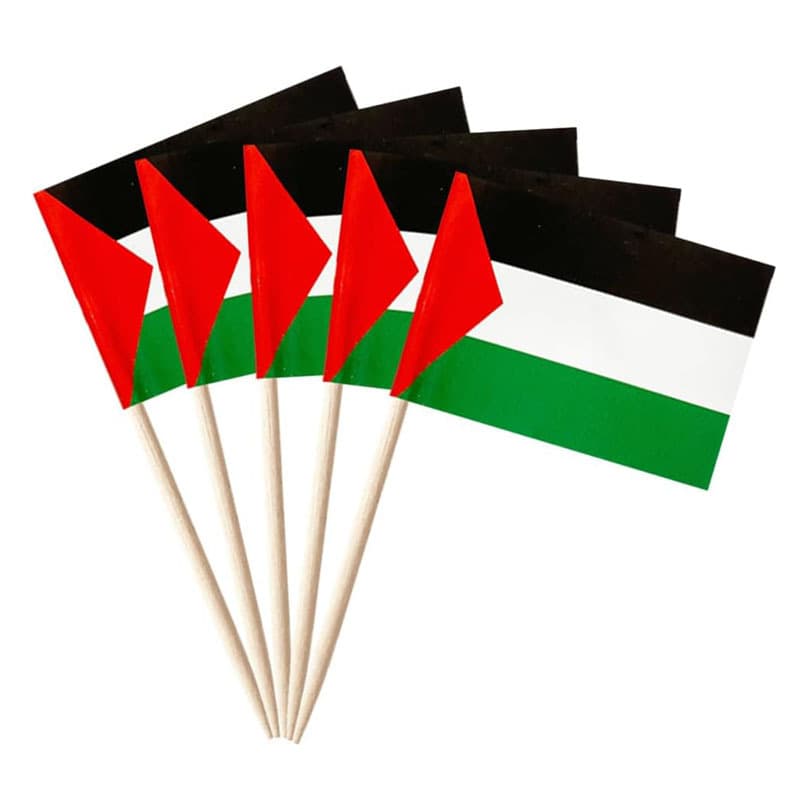 Palestine Toothpick Flag Fruit Cake Burger Insert Flags of Various Countries Toothpick Flags Cross-border Amazon Source Now