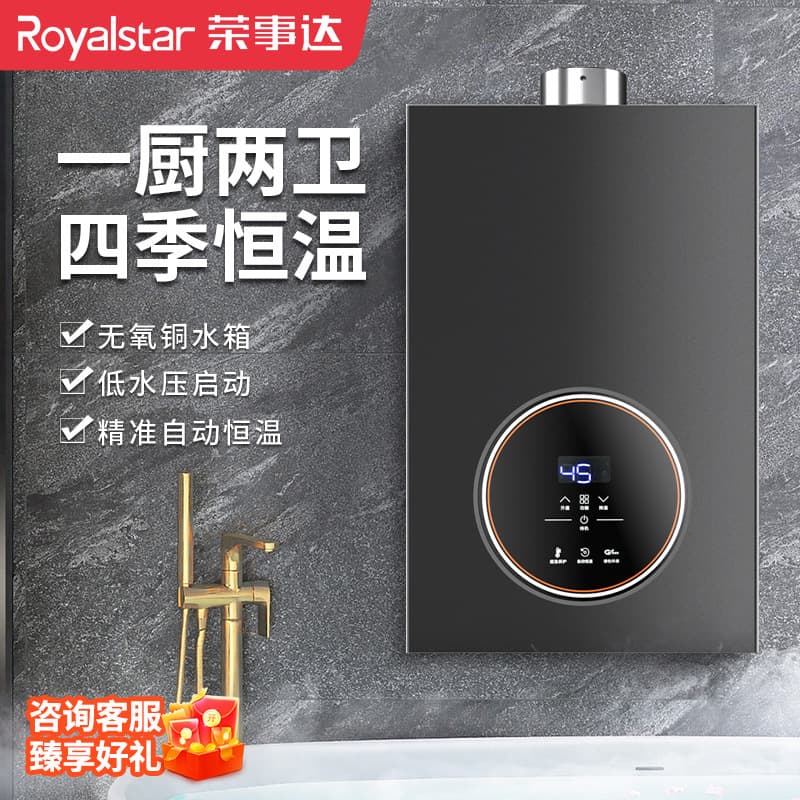 Wholesale Royalstar natural gas water heater household 13L liquefied petroleum gas gas forced exhaust gas model 16 liters